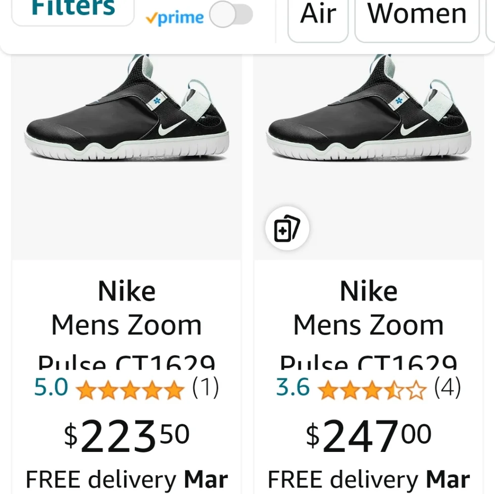 New Nike Zoom Pulse Sneakers.. - Picture 1 of 8